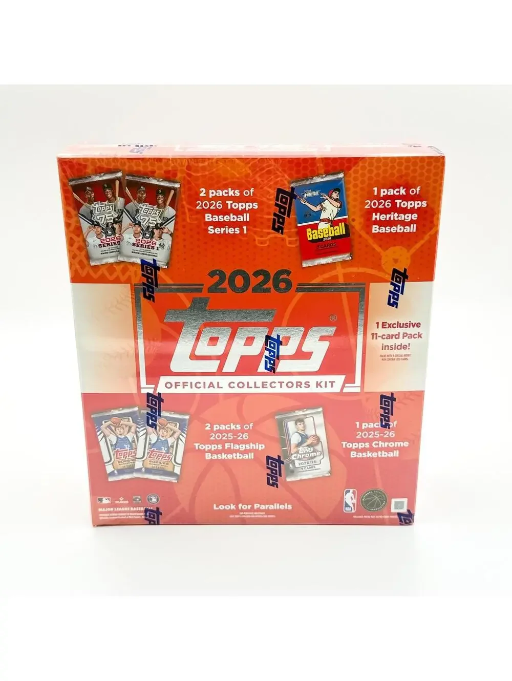 2026 Topps Official Collectors Kit Baseball Basketball Factory Sealed Box MLB